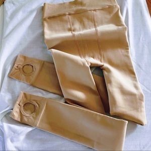 Kffeye Women’s Control Top Dance Sweater Tights